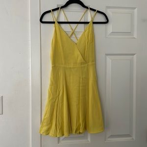 Forever 21 Yellow Mini Dress